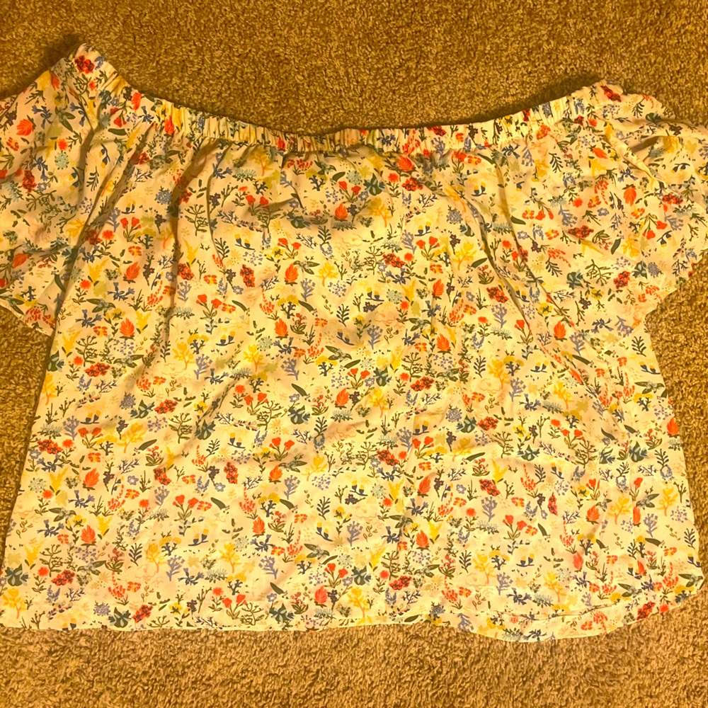 Cute wide neck blouse